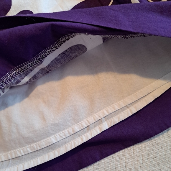 Mini Boden girls size 11-12 years purple floral lined skirt, VGUC - Picture 2 of 6